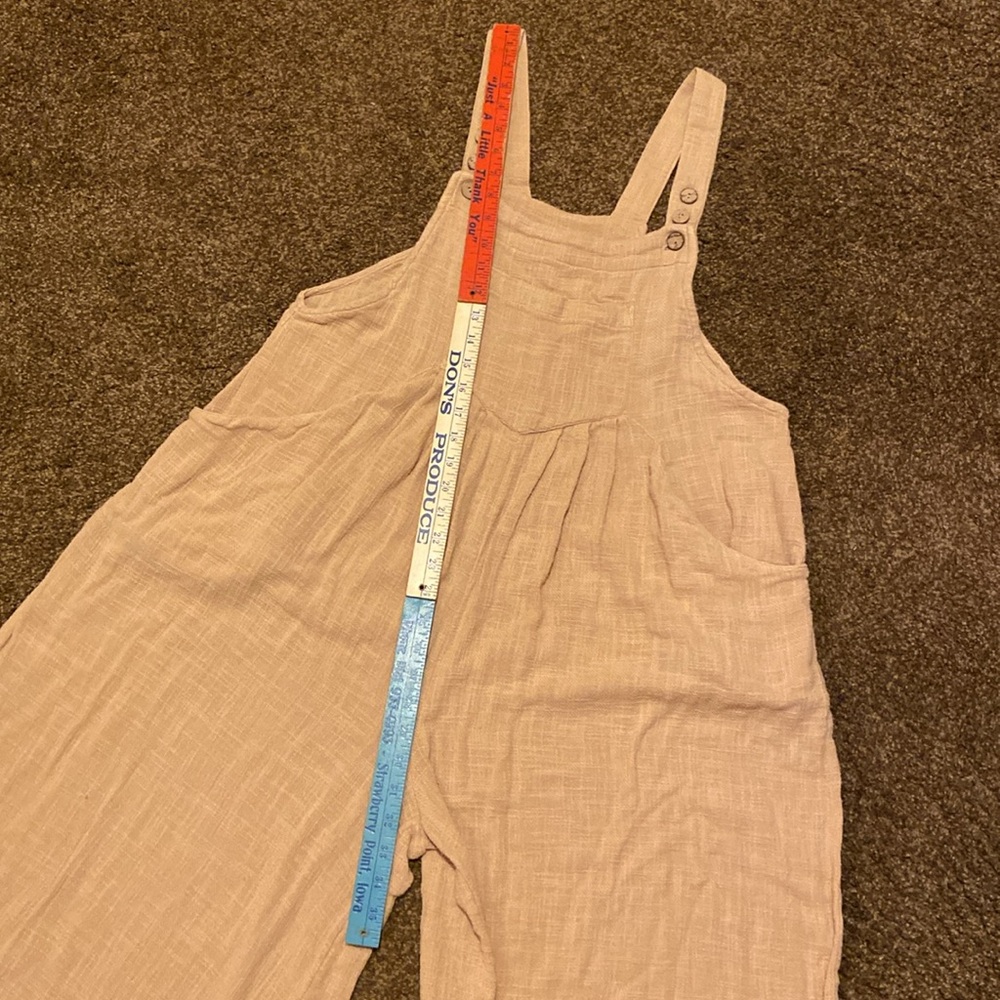 Free People Cream Jumpsuit - Picture 8 of 10